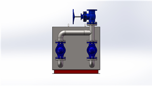 solidworks机械设备隔油提升3D设备