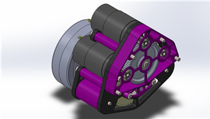 Solidworks机械设备齿轮箱3D模型