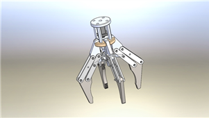 夹持器机械爪3D模型图纸 Solidworks设计
