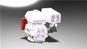 solidworks机械设备本田发动机三维模型