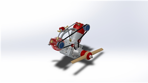 solidworks航模活塞发动机 3D模型