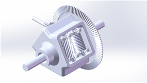 SolidWorks机械设备托森差速器三维模型