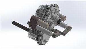 Solidworks设计巴哈齿轮箱3D模型