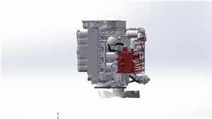 柴油发动机 机械设备 三维模型 solidworks设计