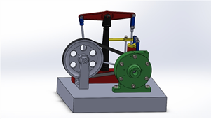 离心泵 小型蒸汽 solidworks 机械设备 发动机