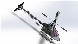 Solidworks电动遥控直升飞机3D模型