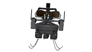 Solidworks机械霍尼韦尔鹰无人机发动机三维模型