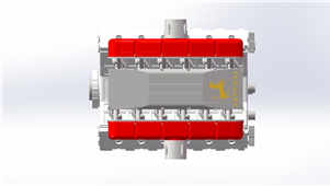 solidworks机械设备法拉利 发动机模型设计