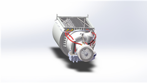 燃气涡轮发动机3D模型 solidworks设计