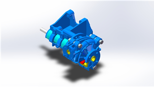 Solidworks机械设备喷射泵3D模型