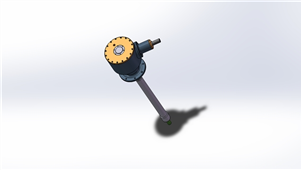 Solidworks机械设备共轴反桨直升机齿轮设计3D模型