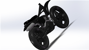 Solidworks机械国外新款摩托车三维模型
