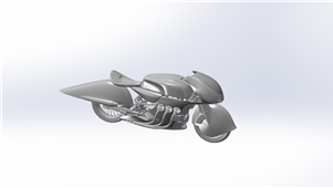 Solidworks机械三维摩托车三维模型2