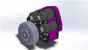 Solidworks机械设备齿轮箱三维模型