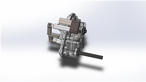 Solidworks机械设备巴哈-齿轮箱三维模型