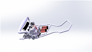 Solidworks卡丁车Rotax600发动机三维模型