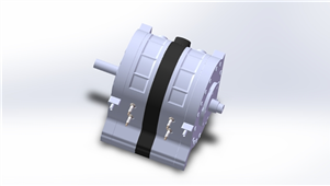 Solidworks设计全尺寸转子发动机3D模型