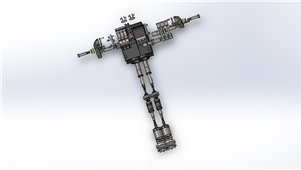 Solidworks机械设备液压夹具三维模型