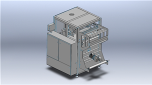 Solidworks机械设备粉状物料包装机三维模型