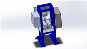 Solidworks机械钣金件焊接机三维模型