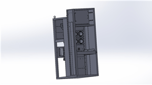 Solidworks机械钣金kyn28电气柜三维模型
