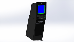 Solidworks机械钣金ATM机三维模型