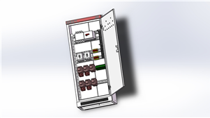 Solidworks机械钣金XL-21配电柜三维模型
