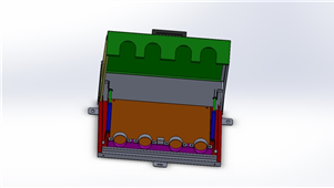 Solidworks机械钣金低压电缆分支箱三维模型