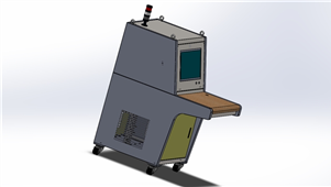 Solidworks机械钣金单柜操作台三维模型