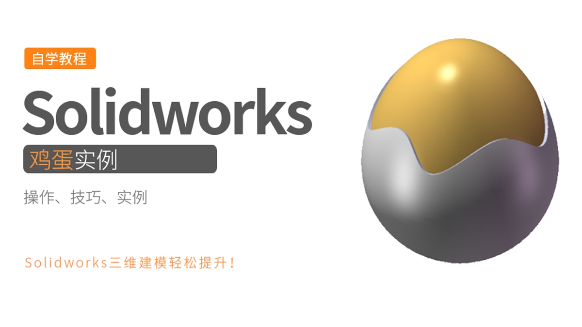 Solidworks建模实例-鸡蛋