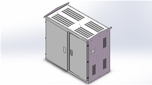 Solidworks机械钣金综合配电柜三维模型