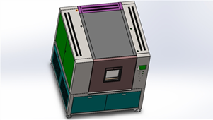 Solidworks机械钣金高温环境箱三维模型