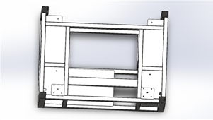 Solidworks机械钣金机架三维模型