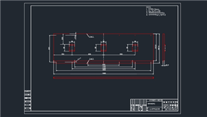 AutoCAD机械电缆室泄压板图纸