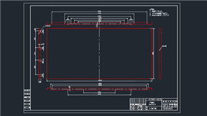 AutoCAD机械电缆室底板图纸1
