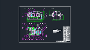 CAD机械图纸减速器装配图(1)