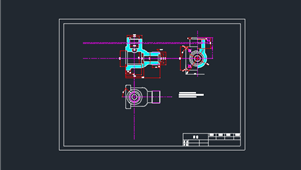 CAD机械图纸管子和阀体阀体（1）