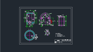 CAD机械图纸箱体类箱体（2）