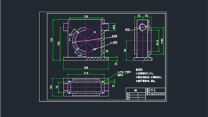 CAD机械图纸箱体类箱体（3）